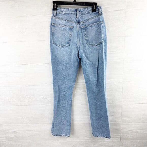 Lovers and Friends Reece High Rise Rigid Destroyed Straight Jeans - Picture 7 of 11